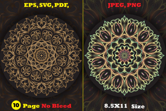 Download Monochrome Circles Mandala Coloring Page - Mandala coloring page Collection