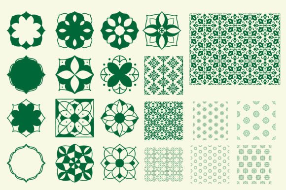 Download Islamic Pattern and Mandala Frame Vector - Islamic pattern Collection