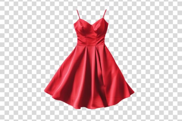 Download #102 Little Red Dress Isolated Element - Isolated element Collection