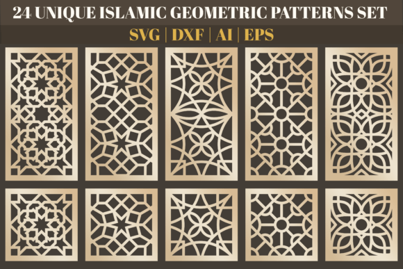 Download Unique Geometric Islamic Pattern Designs - Islamic pattern Collection