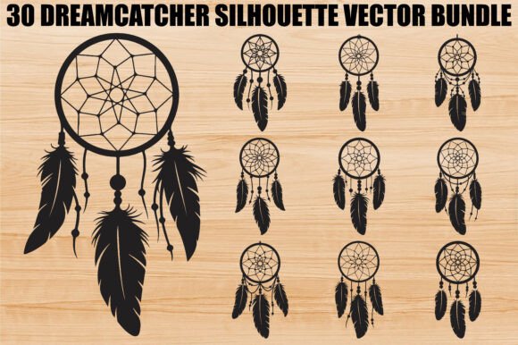 Download Dreamcatcher Silhouette Bundle - Premium Resources