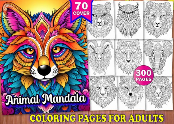 Download 300 Adults Animal Mandala Coloring Pages - Mandala coloring page Collection